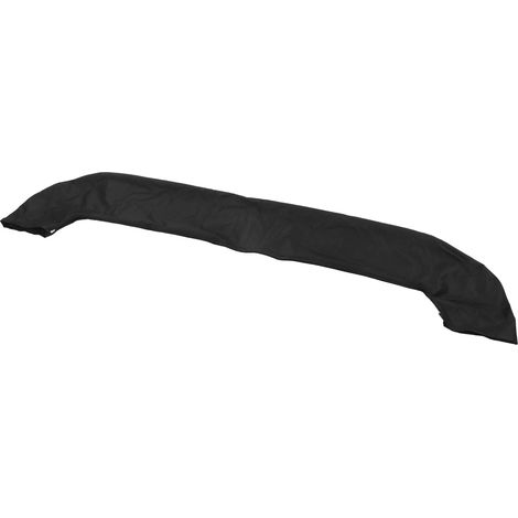 Housse de rechange pour dessus Bimini, tissu Oxford pliable, imperméable, pare-soleil, auvent de bateau noir