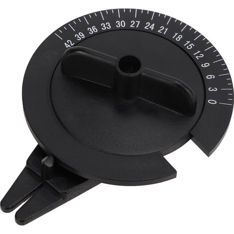 Calibreur de Tension pour Raquette de Badminton, Outil de Mesure de Cordage en Plastique Noir (1/5)