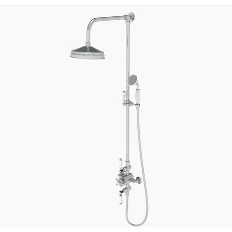 Ensemble de douche thermostatique rétro HELEN 2 sorties (1/5)