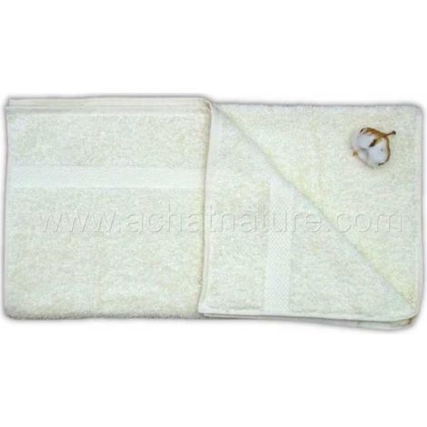 Drap de bain coton bio coloris naturel