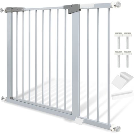 SWANEW Cancelletto di sicurezza per bambini espandibile 97-104cm, Barriera a pressione senza fori, Cancelletti per bambini e cani, Larghezza regolabile si adatta a spazi diversi (1/5)