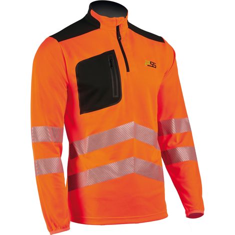 PSS Funktionsshirt / Warnschutz Funktionsshirt X-treme Skin langarm Orange/Schwarz Gr. S (1/5)