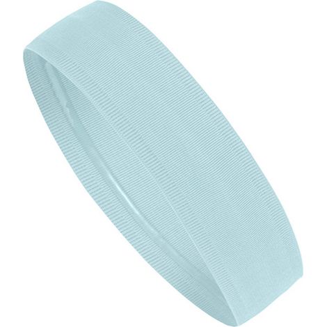 Bandeau sport anti-dérapant, évacuation de la transpiration, doux et élastique, homme femme, fitness yoga course, bleu ciel (1/5)