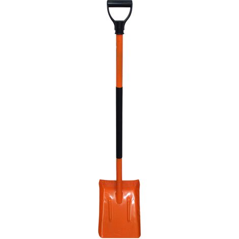 Pelle acier au carbone poignée en carbone design moderne poids 2,17 kg couleur orange type de produit pelle jardinage terrassement (1/3)