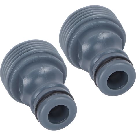 2 raccords rapides G3/4 mâles pour tuyau d'arrosage, adaptateur pour irrigation de jardin (1/5)