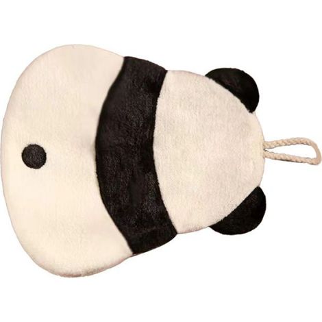 Serviette À Main - Motif Panda - En Fibre Naturelle - Épaisse Et Absorbante - Pour Cuisine Et Salle De Bains - Lot De 1 (1/5)
