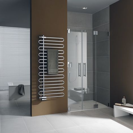 Kermi Icaro Designheizkörper, Standardanschluss, 1446x600 mm (HxL), weiß, CRV1A1400602XXK (1/5)