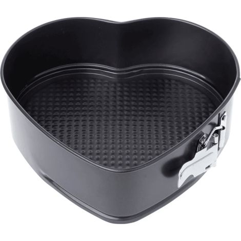 Molde para horno corazon Clip-Clap desmontable 25 cm Negro (1/4)
