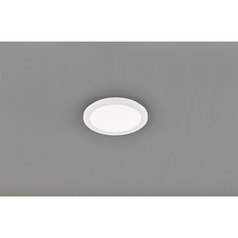 Camillus Plafonnier Rond Led Dimmable Blanc IP44 Ø26 cm Trio Lighting (1/2)