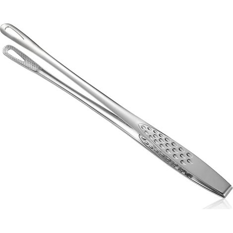 Küchenzange aus Edelstahl, 28 cm, Grillzange für Köche