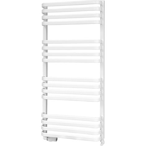 Radiateur de salle de bain Luxrad PIATTO ZBD 1142x530 mm blanc 631W (1/2)