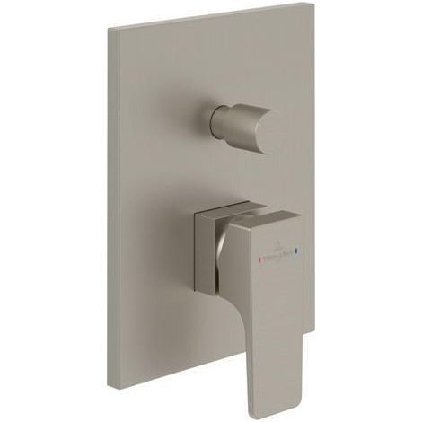 Maniglia a leva incasso VB Architectura Square 150x190x54mm Nichel spazzolato opaco