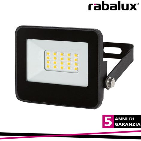 Faretto LED esterno 10W 4000K IP65 nero Rabalux 7062 (1/3)