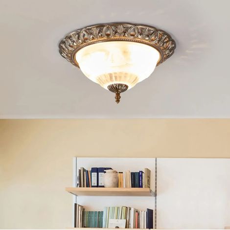 [GEBRAUCHT] B-Ware Searchlight Deckenlampe Teresa Deckenleuchte Deckenlicht Mit Schmuckrand E14 Led