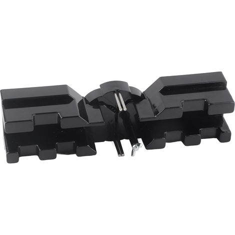 Outil de coupe d'angles d'onglet 2 en 1 ABS noir haute précision et résistance à l'usure, gabarit de mesure (1/5)