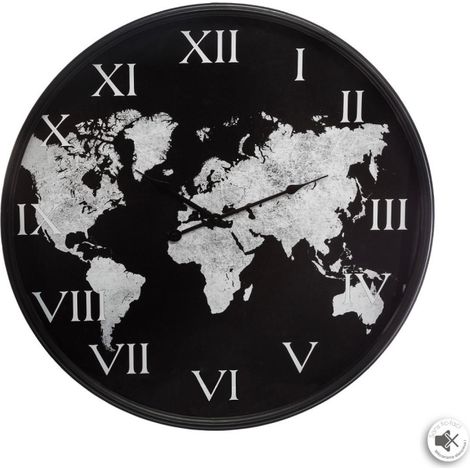 Horloge Monde métal D57 Atmosphera (1/3)