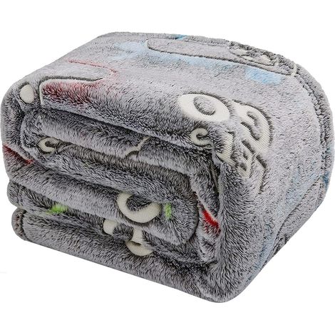 Couverture Luminiscente - Motif Manette De Jeu - Pour Chambre Ou Salon - 150 x 200 cm - Polyester - 3 Pièces (1/4)