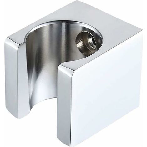 Support Douche Tout en Laiton Support Douchette Mural Support Pommeau de Douche pour Baguette de Pulvérisateur à Main Pour Salle de Bain Chrome, (1/5)