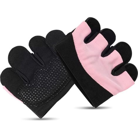 Guanti Fitness, Quattro Dita, Unisex, Traspiranti, Antiscivolo, Sportivi, Allenamento, Fitness, M (1/5)