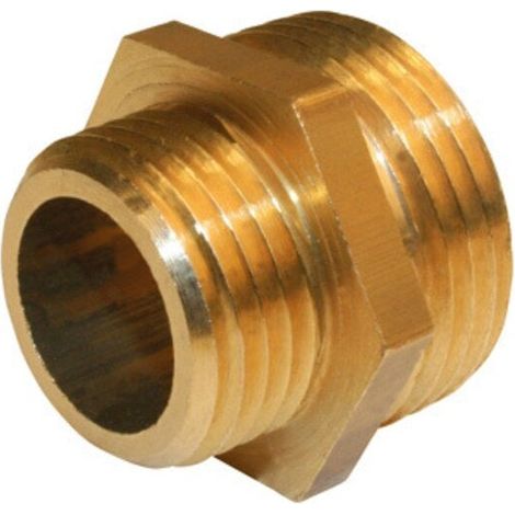 Messing-Aufschraub-Reduziermuffe M 26 x 34 für Kupfer QUICK PLOMBERIE