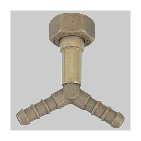RACCORDO A CROCIERA 3 VIE CON DADO  Dado 1/2 Gpl     MADE IN ITALY