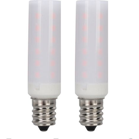 Lot de 2 ampoules LED E12 à effet flamme 220 lm, ampoules à lumière vacillante pour décoration intérieure et extérieure, idéales pour les fêtes à la maison ou sur la terrasse. (1/5)