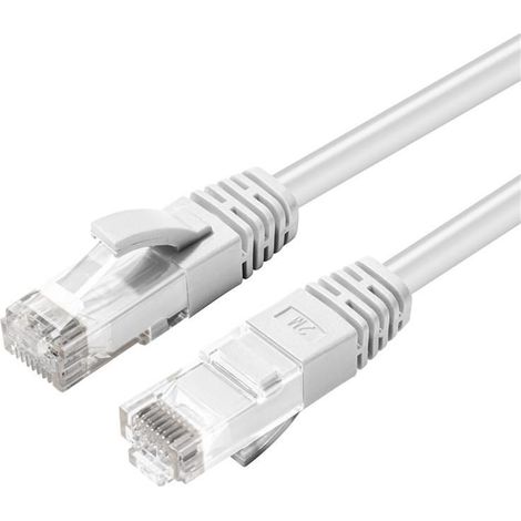 MicroConnect CAT6A UTP 15 m Weiß LSZH