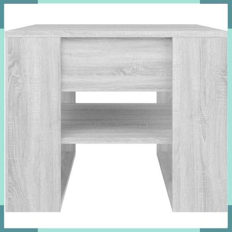Table basse - 816932 - Sonoma gris - Bois d'ingénierie - 55,5 x 55 x 45 cm (1/5)