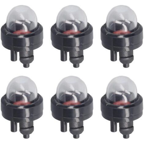Pompe d'amorçage adaptable pour débroussailleuses – Remplace les modèles Walbro 188-512 et 188-512-1 – Lot de 6 – Matériaux : plastique et caoutchouc (1/5)