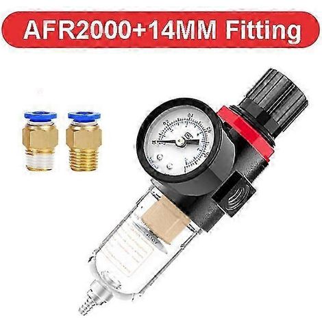Afr-2000 1/4 Pneumatic Filters Afr2000 Pneumat Filter For Compressor Separator Pressure Regulator Oil Waterin-( AFR-2000 w PC14) (1/5)