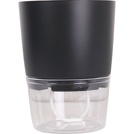 Pot De Fleurs Rond - Réservoir D Eau Double - Arrosage Automatique 7 Jours - Pour Intérieur Et Extérieur - Lot De 1 (1/5)