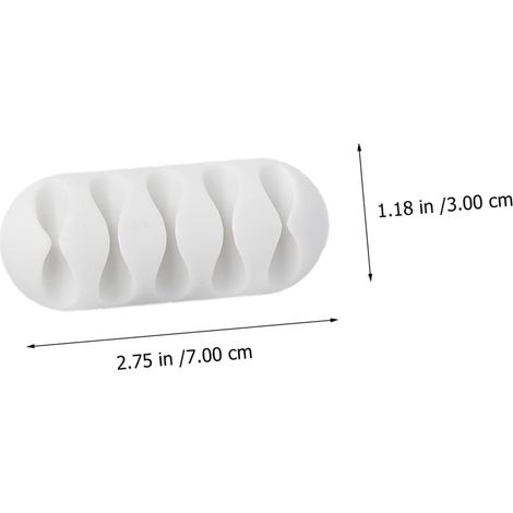 Attaches-câbles autocollantes pour une gestion optimale des câbles de bureau, support de câble flexible à plusieurs trous pour le bureau et la maison, lot de 10.-AquaForge (1/5)