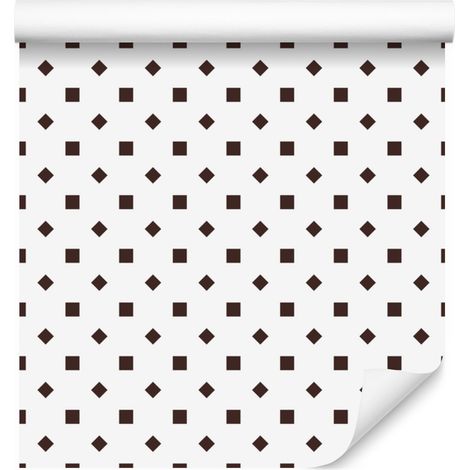 Papier peint à pois gris clair et blanc, détails fins 50x1000 cm (1/5)