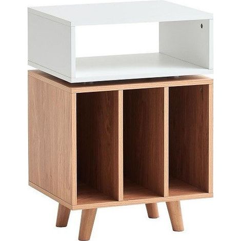 Norstone Stockholm 700 Mobile Hi-Fi Bianco E Rovere Chiaro