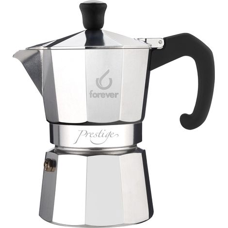 Forever Miss Prestige caffettiera moka alluminio 2 tazze
