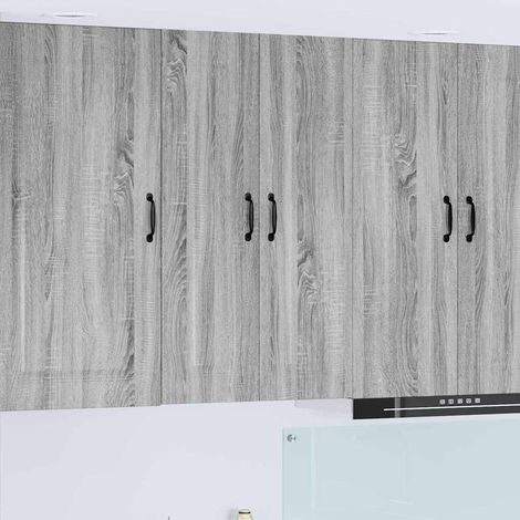 vidaXL Panneau de lave-vaisselle Kalmar Gris Sonoma 60 x 31 x 100 cm