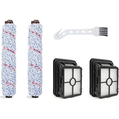 Juego de 5 rodillos de repuesto para cepillos, apto para filtros Bissell Crosswave de las series 17132 y 2225N. Accesorios de limpieza Bissell Crosswave. (1/5)