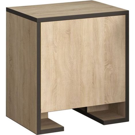 Table de chevet 1 porte PAYTI (1/4)