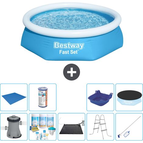 Bestway Piscina Bestway Fast Set Rotonda - 244x61 cm - 8-pezzi  S21401 (1/5)