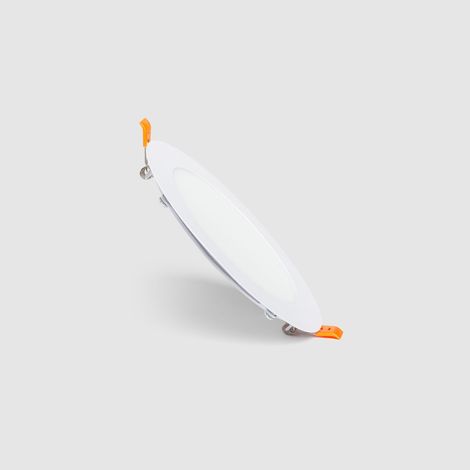 Placa LED 6W Circular SuperSlim Corte Ø 105 mm 3000K Blanco Cálido (1/3)