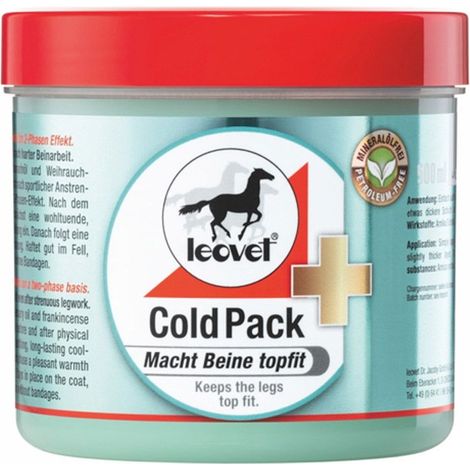 Leovet Cold Pack gel tendini con arnica, mentolo, olio di rosmarino e canfora migliora mobilità 500ml