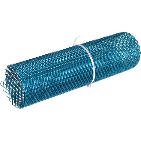 Grille de calandre avant centrale en nid d'abeille en aluminium, structure solide, universelle pour voiture, bleu (1/5)