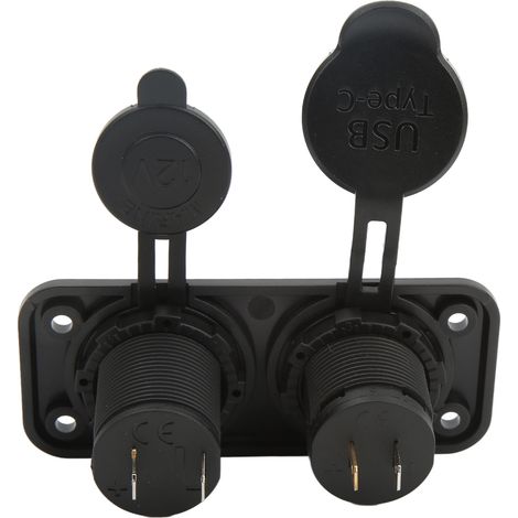 Adaptateur allume-cigare 3 en 1 QC3.0 PD18W 240W avec prise femelle pour motos, camping-cars et yachts (1/5)