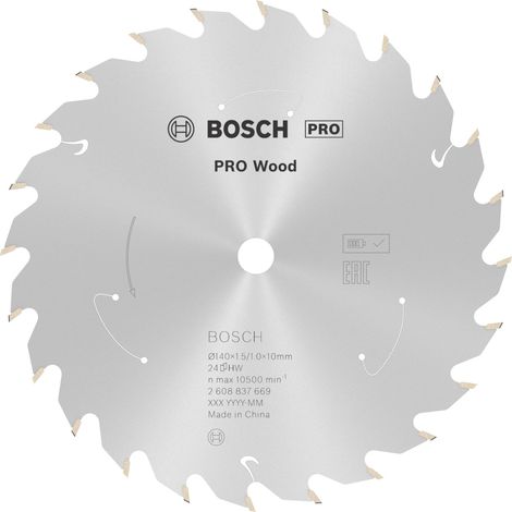 Bosch PRO Wood cordless Blatt für Kreissägen 140 x 1,5 x 10 mm - 2608837669 (1/5)