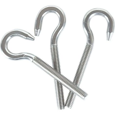 M8 304 vis à anneau en acier inoxydable avec vis à tête ronde Crochet à vis à tête ronde 5 (1/4)