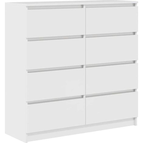 Maison Exclusive - Aparador blanco 100x35x99 cm madera de ingenie (1/5)