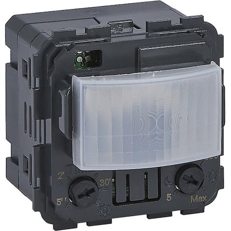 Legrand – Interrupteur automatique 2 fils infrarouge – Détection LED jusqu'à 100 W – Pose en saillie ou encastrée – Fixation à vis