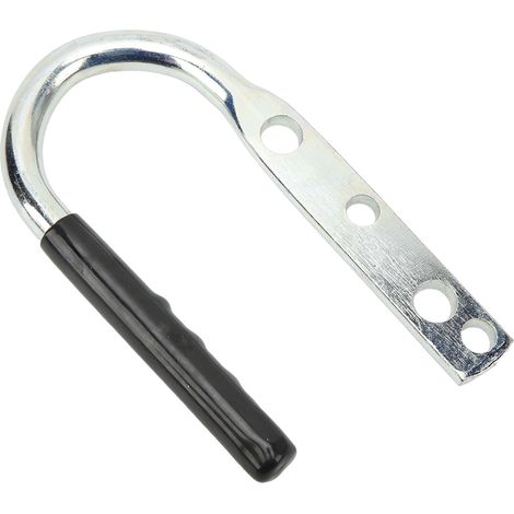 Poignée de levage pour attelage de remorque, en acier galvanisé avec poignée en caoutchouc pour camping-car, caravane ou bateau (1/5)