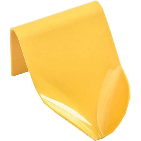 Vidange rangement salle de bain porte-savon mural non marquant (jaune)