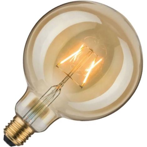 Ampoule LED Globe 125 à filament E27 - 2,5W - 1700K - 170lm - Non dimmable - Or (1/4)